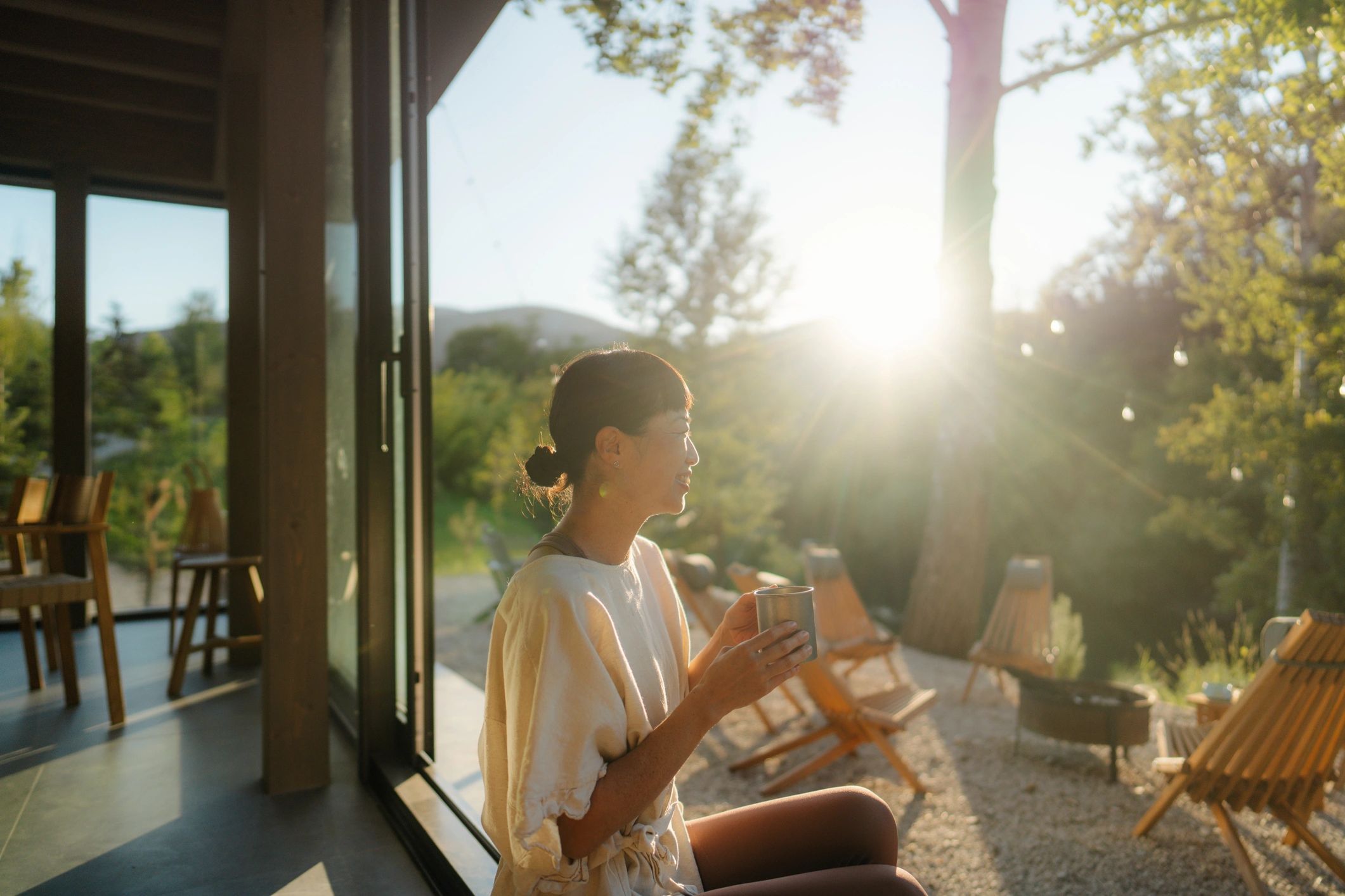 Morning on the Deck